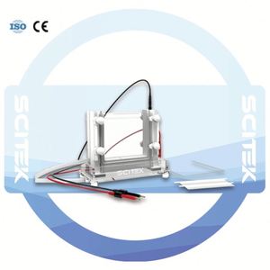 Tanque de electroforesis vertical SCITEK con capacidad de 800 ml para experimentos de electroforesis de tamaño pequeño a mediano. - Product Image 5