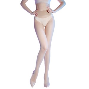 Seamless Deep Crotch Stockings Ultra Thin 0D Transparent Matte Nylon Women's Plus Size Skin Tone Stockings - Product Image 5