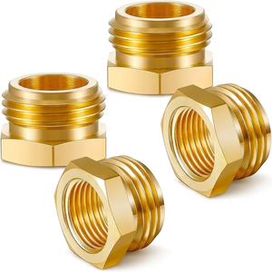 Top Trending Brass Fittings 2026 Brass Pipe Fitting Adapter Female Thread G Connection for Plumbing Water Supply - Product Image 1