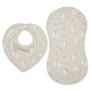 Lot de 2 bavoirs pour bébé, doux, absorbants, 100% coton, respirants, pour nourrissons, lingettes anti-régurgitation, serviettes à salive, bavoirs d'alimentation pour nouveau-nés et tout-petits - Product Image 3