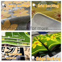Tapis imprimé numérique personnalisé en gros d'usine, tapis antidérapant en polyester avec logo imprimé, fournisseur de tapis de sol imprimés
