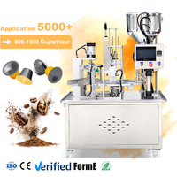 Machine de remplissage automatique de capsules Nespresso professionnelle avec mécanisme rotatif et dosage précis du café