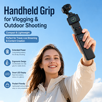 Pegangan Pengisi Daya Cepat untuk DJI Osmo Pocket 4/3 Tipe-C 5000mAh 10000mAh Power Bank Grip dengan Indikator LED OEM Kustom