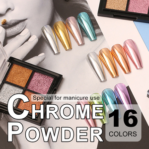 Polvo de cromo CNMI <span class=keywords><strong>para</strong></span> uñas, de 16 <span class=keywords><strong>colores</strong></span> Kit, polvo de uñas, sombra de ojos, pigmentos de polvo Natural de grado cosmético - Product Image 4