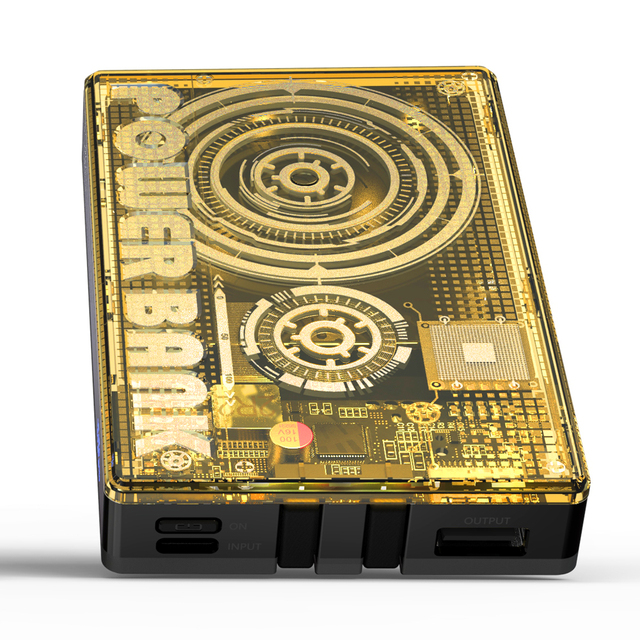 Cassette Tape Power Bank 10000mah Fast Charging Portable Magnetic Powerbank Built-in Cables LED Light Mobile Charger