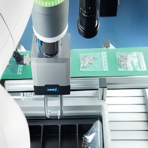 Brazo robótico translacional eléctrico de dos dedos Schunk EGP 25 N N B 310900 para el procesamiento de barras de acero - Product Image 2