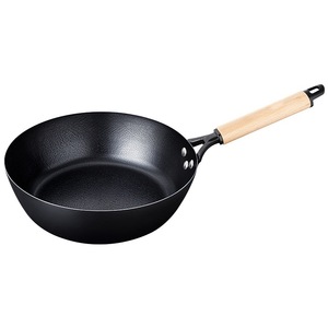 Fry Pan Carbon Steel Uncoated Iron Wok Household Frying Pan Induction Cooker Compatible Steak Pan - Product Image 5
