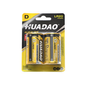 โรงงานขายส่งแบตเตอรี่อัลคาไลน์แบบแห้งชนิดหลัก 1.5v Lr20 รุ่น D 1.5v Lr20 แบตเตอรี่แบบแห้งชนิดหลัก - Product Image 4