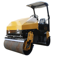 Rouleau compresseur routier hydraulique robuste YZD350, vitesse 8 km/h, compactage de chaussée en asphalte