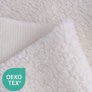Mềm Polyester Dệt Kim Sherpa Lông Cừu Lông Thú Vải Bởi Các Sân Lông Cừu Chăn Chất Liệu - Product Image 1