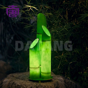 Lumières LED en forme de bambou 3D IP65 personnalisées Matériau en fibre de verre en résine transparente pour l'extérieur, jardin, pelouse, festival, noël - Product Image 5