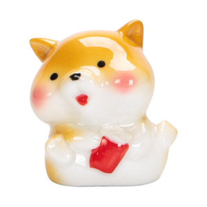 Moe เซรามิคเคลือบรูปกระต่ายของสุนัขสุดสร้างสรรค์ของขวัญตกแต่งโต๊ะน่ารักนุ่มน่ารักสำหรับตกแต่งบ้านสไตล์ญี่ปุ่น - Product Image 6