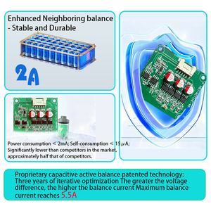 Équilibreur actif HBJ 3S 4S, courant d'équilibrage 2A pour LiFePO4, Li-ion et Sodium-ion, avec condensateurs à semi-conducteurs pour une durée de vie plus longue - Product Image 6