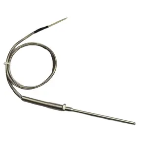 Probe 4*100mm RTD thermocouple pt1000 sensor suhu dengan kabel panjang 1.2m