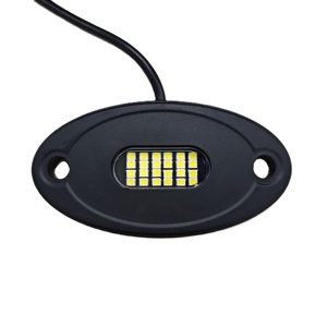 24 sáng trắng LED Rock ánh sáng Kit Đèn PHA ĐUÔI ánh sáng góc ánh sáng với màu trắng tinh khiết sét Rock cho 12V xe - Product Image 1