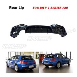 Difusor de Parachoques Trasero Negro Brillante ABS, Alerón, Divisores para BMW Serie 1 F20 M Sport M135i M140i 2016-2018, Estilo Automotriz - Product Image 6