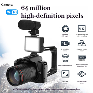 D5 độ nét cao Wi-Fi ống kính đơn phản xạ máy Ảnh 64 triệu pixel tầm nhìn ban đêm máy ảnh kỹ thuật số 3-inch IPS LCD hình ảnh điện tử - Product Image 4