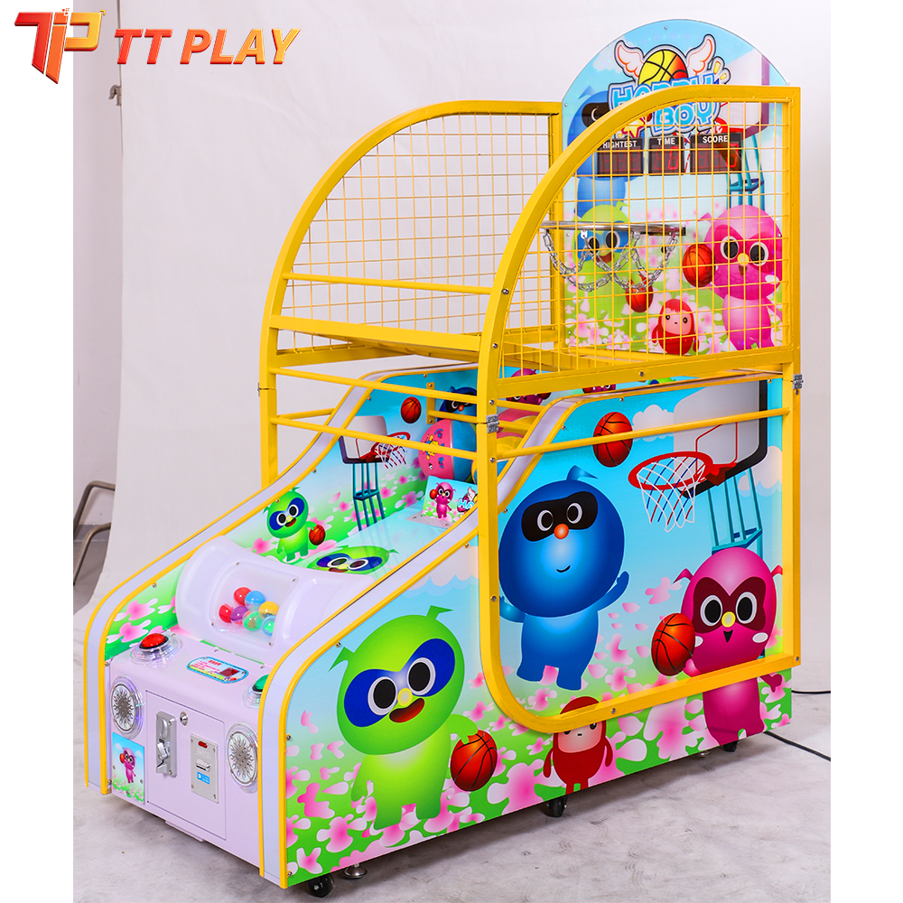 Commercial Grade Kids Basketball Arcade Game Machine with Stable Structure and Easy Operation for Amusement Centers
