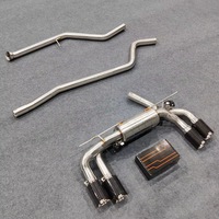DZ 230i G20 B48 2.0T Silencieux d'échappement avec valve, tuyau d'échappement de voiture, prix usine, échappement Catback en acier inoxydable