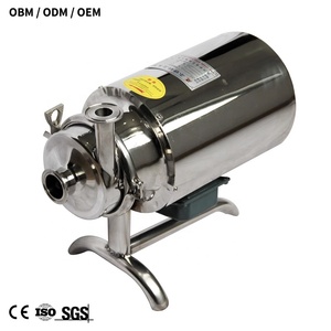 Automatic Sanitary transfer bear milk pump electric 1hp sanitary food grade stainless steel centrifugal pump 3kw with motor