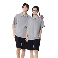 Polo en coton piqué uni unisexe 230 g/m² respirant à manches courtes et col revers, coupe décontractée, idéal pour le quotidien – Grande quantité en stock – Offre spéciale