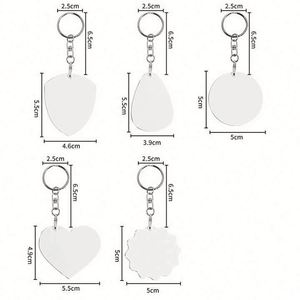Regalos Promocionales para Actividades Empresariales, Llaveros de Madera con Logotipo Personalizado Impreso por Sublimación, Duraderos de Doble Cara - Product Image 6