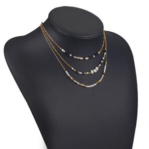 골드 컬러 구슬 목걸이 PVD 도금 스테인레스 스틸 40 + 5mm 목걸이 DIY 보석 선물 도매 로즈 골드 보석 와이어 - Product Image 6