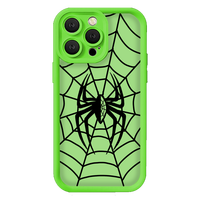 Nouvelle conception de coque de téléphone portable en TPU souple avec motif d'araignée en toile d'araignée pour iPhone 7 8 X XR XS 11 12 13 14 15 16 Pro Max Plus, antichoc