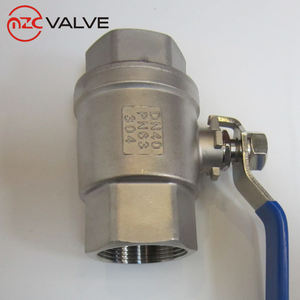 Vendita diretta in fabbrica in acciaio inossidabile 201 vite interna acqua 2PC HICO valvola a sfera di tipo lungo - Product Image 5