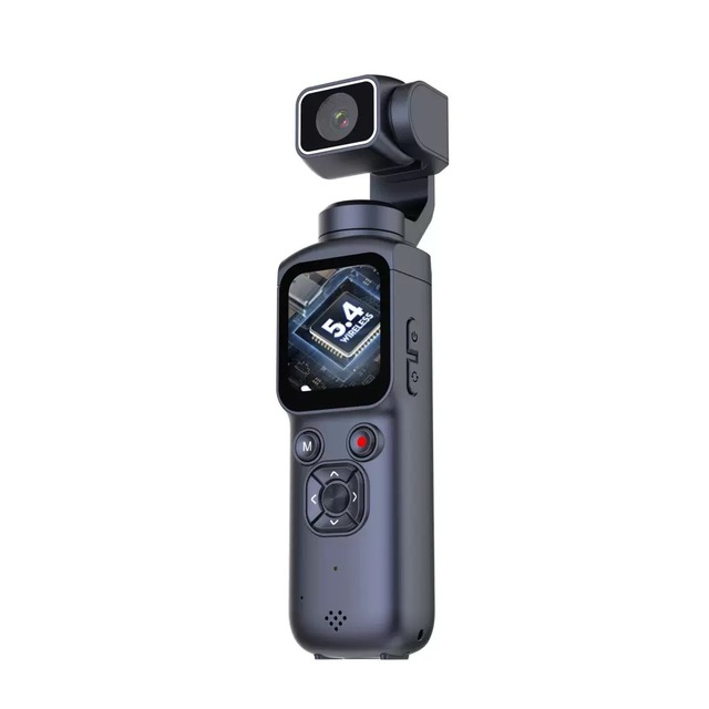 4K Handheld Gimbal Camera Vlogging Sports Outdoor Activities Pocket-Sized AI Face-Tracking 1.72-Inch Touchscreen PTZ Camera