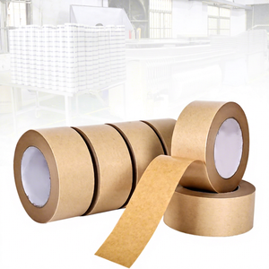 Sailing Pressure Sensitive 3 Inch 2 Inch 300 Meters Custom Kraft Paper Packing Brown <b>Tape</b> For Packaging - Product Image 1