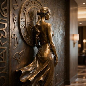 Estatua de Mujer Desnuda de Bronce a Tamaño Real, Estilo Moderno y Personalizada, con <span class=keywords><strong>Esmaltado</strong></span>, Escultura 3D Hecha a Mano para Coleccionistas de Arte - Product Image 4