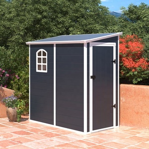 Auvent <span class=keywords><strong>de</strong></span> <span class=keywords><strong>jardin</strong></span> en résine <span class=keywords><strong>de</strong></span> protection contre les UV, toit en casse, 3.53m2 - Product Image 1