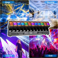 Projecteur LED mobile à faisceau et à lavage de scène, étanche IP65, 12*60W RGBW 4-en-1, avec zoom pixel, pour DJ, mariages et concerts