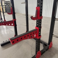 Rack de Squat Commercial, Power Rack, Tube en Acier 75x75x3mm, Barre de Traction, Landmine, Robuste pour Salle de Sport, Distributeurs Recherchés, Usine Certifiée CE ISO