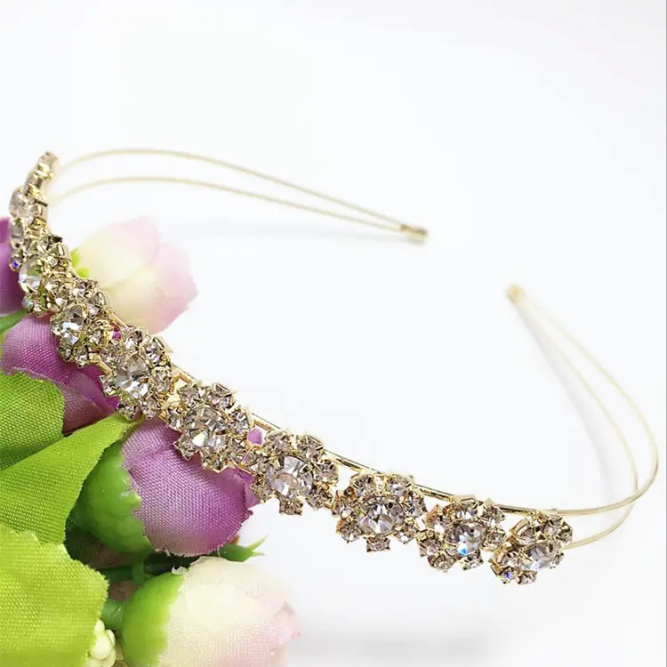 Wedding Rhinestone Headband for Bride-bridal Hair Accessories for Bridesmaids and Flower Girls