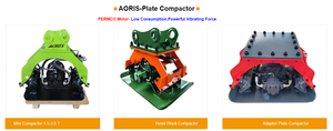 AORIS MS03 hidrolik titreşimli plaka toprak sıkıştırma makinesi çekirdek Motor ve şanzıman ile toprak sıkıştırma - Product Image 2