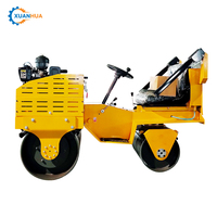 Compacteur routier vibrant à tambour unique hydraulique de 8/25 tonnes pour asphalte, modèle R-500, moteur 500 kg