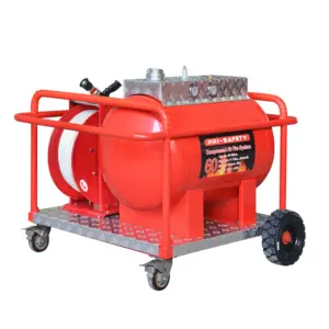 Compressed air foam systems fire fighting, portable foam fire fighting system