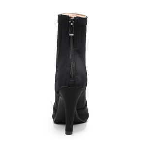Scarpe da <span class=keywords><strong>ballo</strong></span> latino americane marroni a punta aperta morbide, stivali da jazz, ballroom, bachata, salsa, pole dance, tango, sandali da donna - Product Image 6