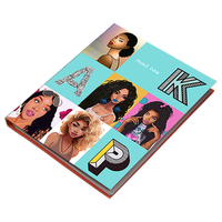 Carnet à spirale personnalisé avec anneaux dissimulés, couverture souple, anneaux en plastique, journal en papier