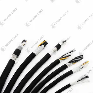 Triumph-Kabel Schleppkettengrad 15 Millionen Mal PVC Hochgeschwindigkeitsstromversorgung UL2587 2-Kern-3Kern-4Kern-5Kern 2,5mm-Kabel