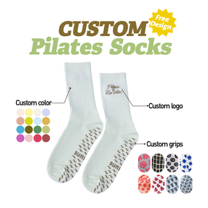 DESIGN GRATUITO - Calzini Yoga Personalizzati Antiscivolo per Pilates, Danza e Sport - Calzini Fitness con Grip - Product Image 2