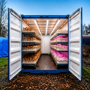 Contenedor Móvil Inteligente y Automatizado para Cultivo de Hongos, con Climatización Precisa, de 40 pies, Tipo Caja Oscura - Product Image 1