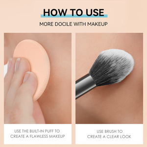 Palette de poudre compacte Quad Square tout-en-un, couvrance modulable, effet illuminant, résistant à la transpiration, texture ultra fine - Product Image 6