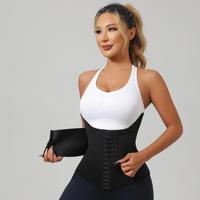 Faja Reductora Moldeadora con Soporte Lumbar en U, Postparto, Ajustable, Cinturón Abdominal Quema Grasa para Entrenamiento