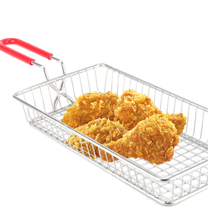 מסננות ומסננות מלבניות נירוסטה שאינן נדבקות, ידידותיות לסביבה, עם ידית נגד החלקה - Product Image 5