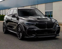 Kit carrosserie large en fibre de carbone pour BMW X5 G05 F95, diffuseur avant en fibre de carbone pour X5 G05 F95, spoiler, kit carrosserie large