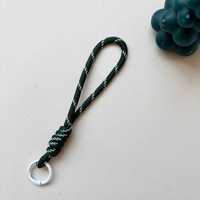 Bunter Polyester-Nylon-Knotenseil-Taschenanhänger, handgefertigter gewebter Anhänger, DIY-Schmuckherstellung, Schlüsselanhänger, Handyband, Ins-Taschen-Accessoire