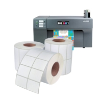 Memjet étanche découpé 4*6 pouces jet d'encre blanc brillant PP vinyle étiquette rouleau pour Epson C3500